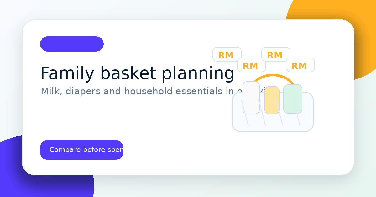 How to pick the best supermarket for a family basket in Malaysia illustration